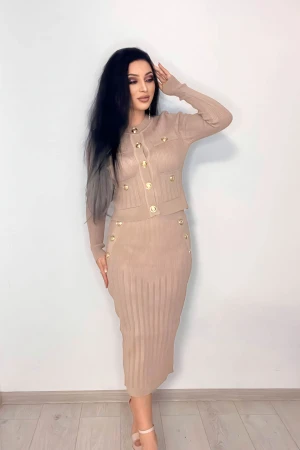 Compleu Dama MCY05321 Bej » MeiMei.Ro