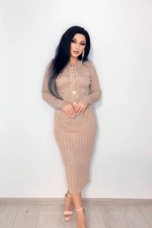 Compleu Dama MCY05321 Bej » MeiMei.Ro