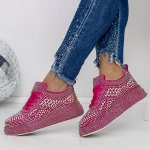 Pantofi Sport Dama 3WL86 Fucsia » MeiMei.Ro