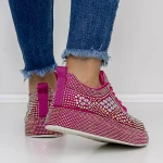 Pantofi Sport Dama 3WL86 Fucsia » MeiMei.Ro