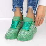 Pantofi Sport Dama 3WL86 Verde » MeiMei.Ro