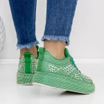 Pantofi Sport Dama 3WL86 Verde » MeiMei.Ro