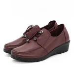 Pantofi Casual Dama 5007 Visiniu » MeiMei.Ro