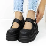 Pantofi cu Platforma 3WL167 Negru » MeiMei.Ro