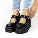 Pantofi cu Platforma 3WL167 Negru » MeiMei.Ro