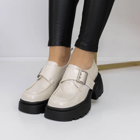 Pantofi Casual Dama 3WL173 Bej » MeiMei.Ro