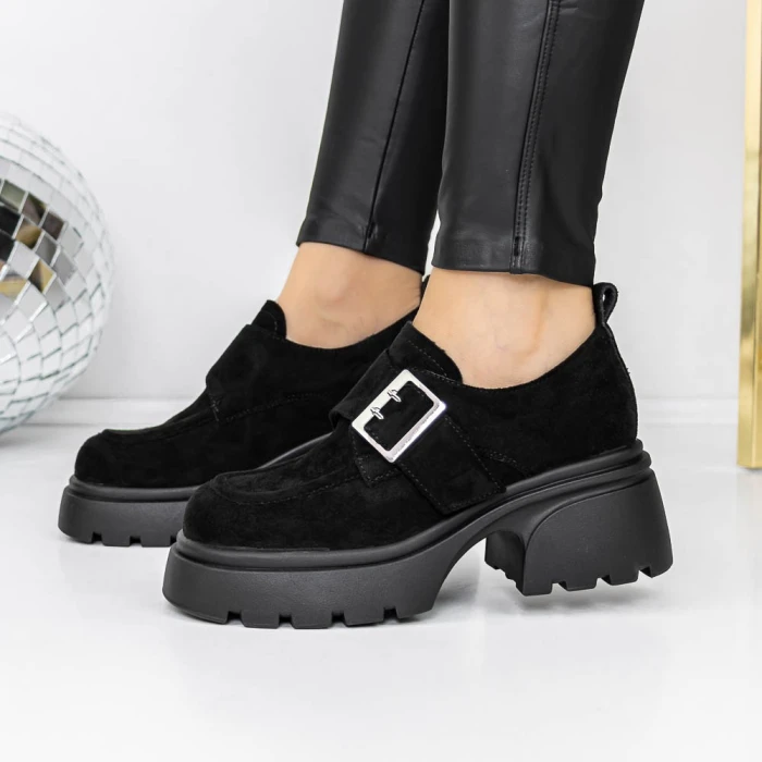 Pantofi Casual Dama 3WL173 Negru » MeiMei.Ro