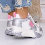 Pantofi Sport Dama 3YJA3 Argintiu » MeiMei.Ro