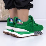 Pantofi Sport Dama 3SZ22 Verde » MeiMei.Ro