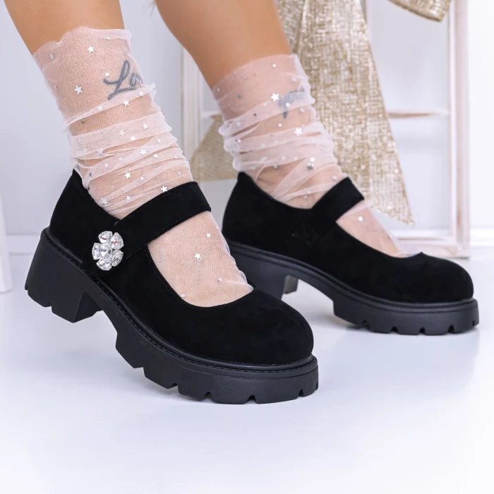 Pantofi Casual Dama 3WL192 Negru » MeiMei.Ro