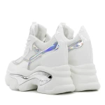 Pantofi Sport Dama cu Platforma 3WL132 Alb » MeiMei.Ro