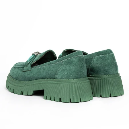 Pantofi Casual Dama 3LN2 Verde » MeiMei.Ro