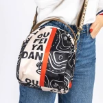 Rucsac Dama 2213 Negru-Bej » MeiMei.Ro