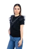 Tricou Dama NG23838 Negru | Kikiriki