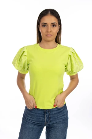 Tricou Dama ST35 Verde » MeiMei.Ro