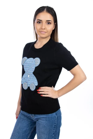 Bluza Dama VMC5538 Negru » MeiMei.Ro