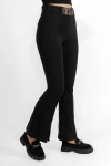 Pantaloni Dama A502V Negru » MeiMei.Ro