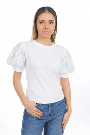 Tricou Dama ST35 Alb » MeiMei.Ro