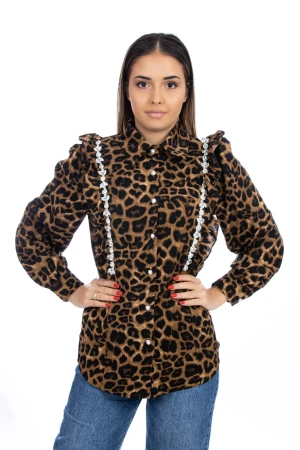 Camasa Dama VMC2969 Leopard » MeiMei.Ro