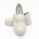 Pantofi Casual Dama 37822 Crem » MeiMei.Ro