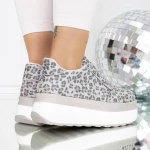 Pantofi Sport Dama 3WL198 Grey Leopard » MeiMei.Ro