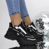 Sneakers dama 3WL180 Negru | Mei