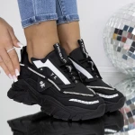 Sneakers dama 3WL180 Negru » MeiMei.Ro