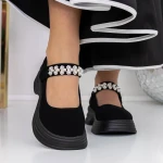 Pantofi Casual Dama 3WL193 Negru » MeiMei.Ro