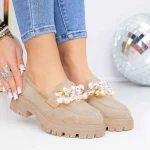 Pantofi Casual Dama 3LN1 Bej » MeiMei.Ro