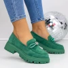 Pantofi Casual Dama 3LN2 Verde | Mei