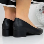 Pantofi cu Toc gros 3LE32 Negru » MeiMei.Ro