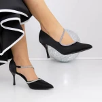 Pantofi Stiletto 3XKK61 Negru » MeiMei.Ro