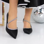 Pantofi Stiletto 3XKK61 Negru » MeiMei.Ro