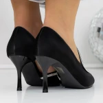 Pantofi Stiletto 3XKK61 Negru » MeiMei.Ro