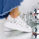 Pantofi Sport Dama  SS-1853 Alb » MeiMei.Ro