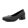 Pantofi cu Toc gros 1901 Negru Stephano