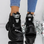 Pantofi Casual Dama 3SJN25 Negru » MeiMei.Ro