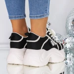 Pantofi Casual Dama 3SJN39 Negru » MeiMei.Ro