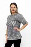 Tricou dama 4691 Gri Kikiriki