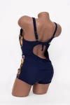 Costum de Baie Dama Intreg Y3060 Bleumarin » MeiMei.Ro