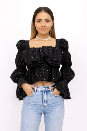 Bluza Dama TR6700 Negru Kikiriki