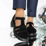 Pantofi Casual Dama 3H13 Negru » MeiMei.Ro