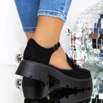 Pantofi Casual Dama 3KMD19 Negru » MeiMei.Ro