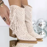 Ghete Dama de Vara 3XKK117 Bej » MeiMei.Ro