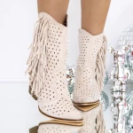 Ghete Dama de Vara 3XKK117 Bej » MeiMei.Ro