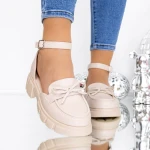 Pantofi Casual Dama 3H12 Bej » MeiMei.Ro