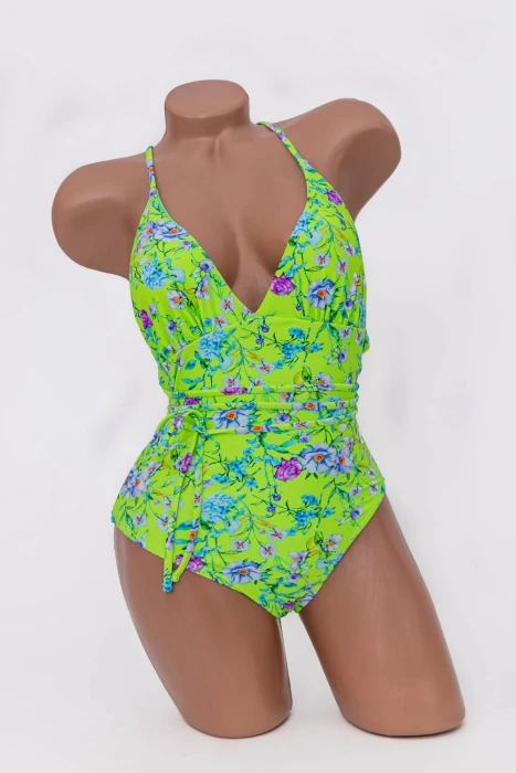 Costum de Baie Dama Intreg 30222 Verde » MeiMei.Ro