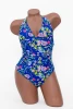 Costum de Baie Dama Intreg 30222 Albastru | Meina