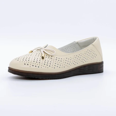 Pantofi Casual Dama 7532 Crem Stephano