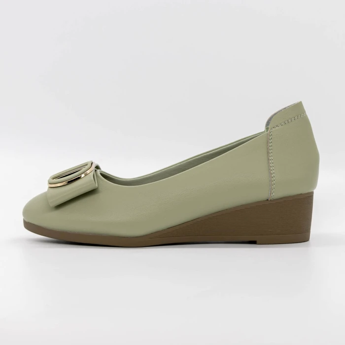 Pantofi cu Platforma TP227-5 Verde » MeiMei.Ro